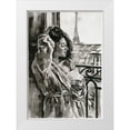 thumbnail image 1 of Tashe 24x32 White Modern Wood Framed Museum Art Print Titled - Morning in Paris, 1 of 4