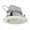 Matte Powder White / Matte Powder White, variant on Nora Lighting NLCBC-46927XBB Cobalt Adjustable 4" Led Adjustable Recessed Trim - Black