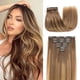 thumbnail image 1 of Extensiones de cabello YNSNR, cabello humano real, 35 cm, 80 g, 7 unidades, 1 of 7