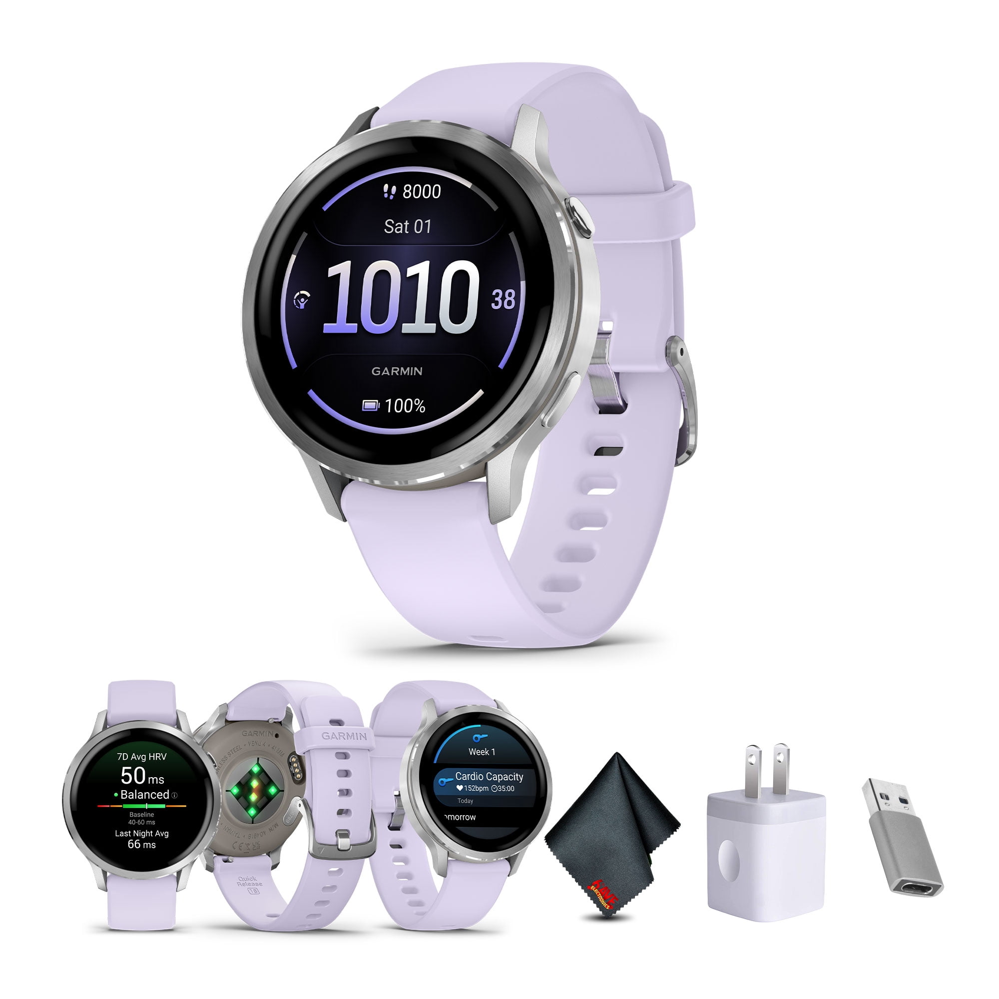 GARMIN, Smartwatch, Epix Pro (Gen 2) Sapphire Edition, 42mm 