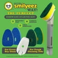 thumbnail image 2 of Smilyeez Dishwand Starter Kit with (1) Smilyeez Dishwand,  (4) Variety of Sponges and (1) Reusable Clip, 2 of 14