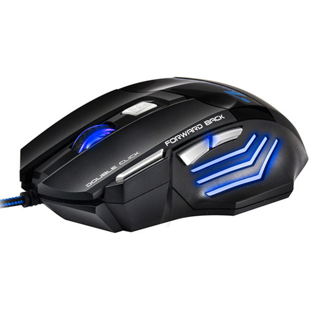 For Pro Gamer 5500 DPI 7 Button LED Optical USB Wired Gaming Mouse Mice Cheap P 