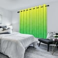 thumbnail image 6 of Nanqianyi Yellow Green Gradient Blackout Curtains for Bedroom/Living Room, 42" W x 84" L, 2 Panels Set, Grommet Top Drapes Thermal Insulated, 6 of 8