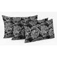 thumbnail image 2 of VargottamLumbar Pillow Cover - Decorative Pillow Covers24x12 Inches,PrintedWhite & BlackPillowcase, DecorativeLumbarCushionCovers, 2 of 4