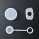 thumbnail image 3 of Tapón cuadrado a prueba de derrames, tapa redonda, tapón para fugas, cubierta de paja de silicona, juego de accesorios para botellas y vasos, 3 of 5