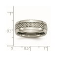 thumbnail image 6 of Titanium Polished w/Grey Carbon Fiber Inlay 8mm Band, 6 of 7
