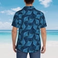 thumbnail image 3 of Lsque Stingray pattern Hawaiian Shirt for Men, Unisex Summer Beach Casual Short Sleeve Button Down Shirts-XX-Large, 3 of 9