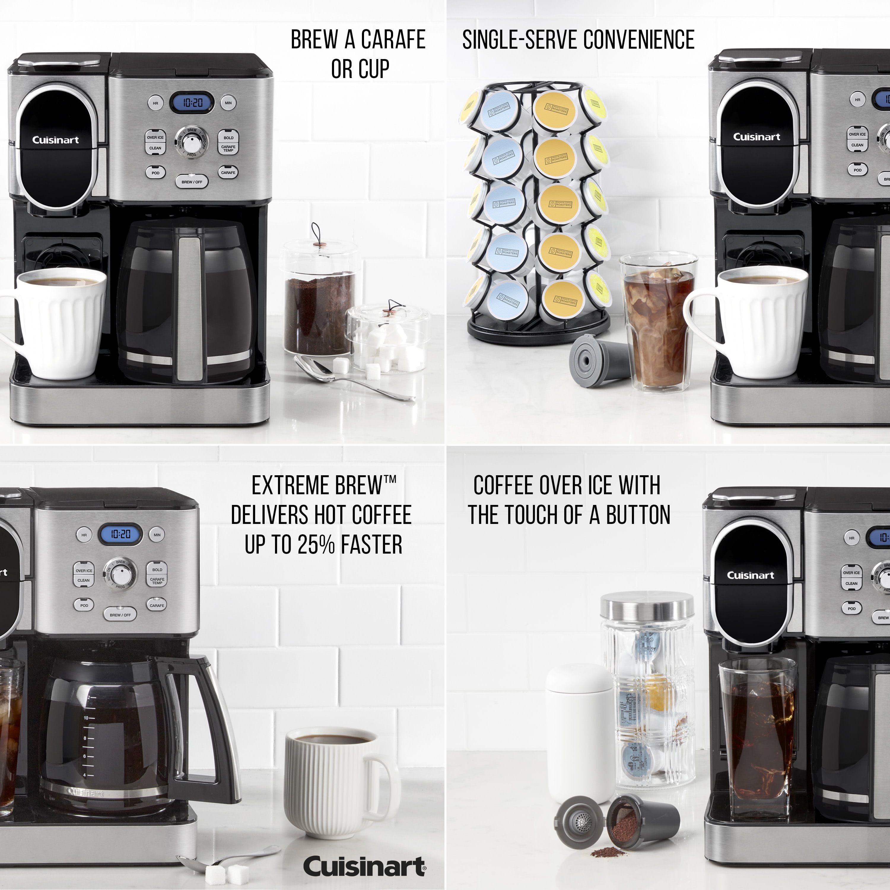 Meet our *new* Coffee Center 2-in-1 Coffeemaker! Brew coffee your way: Hot  or Iced✔️Drip or Pod✔️Cup or Carafe✔️