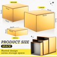 thumbnail image 2 of Expositor para bufet Risers Suzile, acrílico, 9 unidades, dorado, 2 of 5