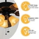 thumbnail image 3 of Vintage Edison Bulb, Vintage LED Bulb E27 G80 6W Warm White Antique LED Filament, Ideal for Nostalgic and Retro Home Cafe Bar Lighting, Pack of 3, 3 of 4