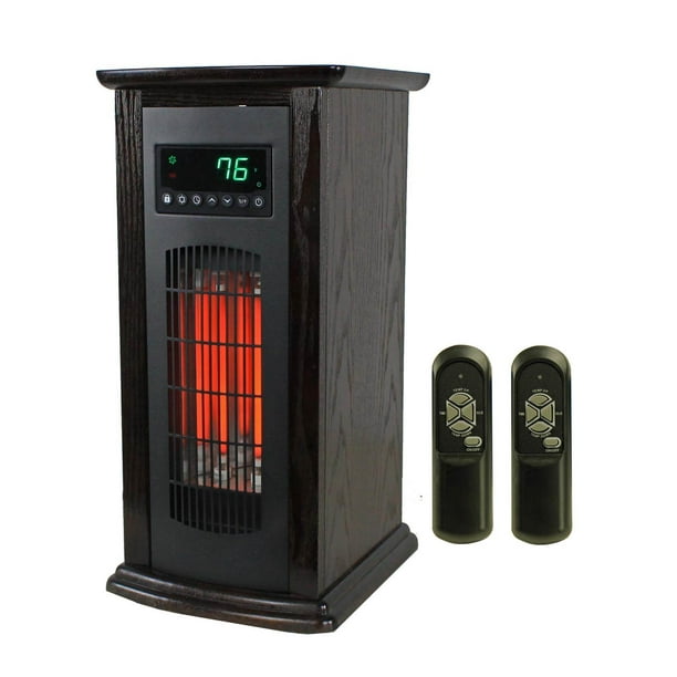 walmart.com | LifeSmart HT1029 1500 W Portable 21" Electric Infrared Quartz Tower Space Heater, Indoor