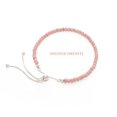 thumbnail image 5 of Natural Rhodochrosite Round Shape Bracelets in Sterling Silver for Women, October, November Birthstone Jewelry for Her Birthday, Wedding Anniversary, Christmas, Mothers Day, 5 of 7