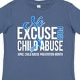 thumbnail image 4 of Inktastic No Excuse for Child Abuse April Child Abuse Prevention Month Boys or Girls Toddler T-Shirt, 4 of 5