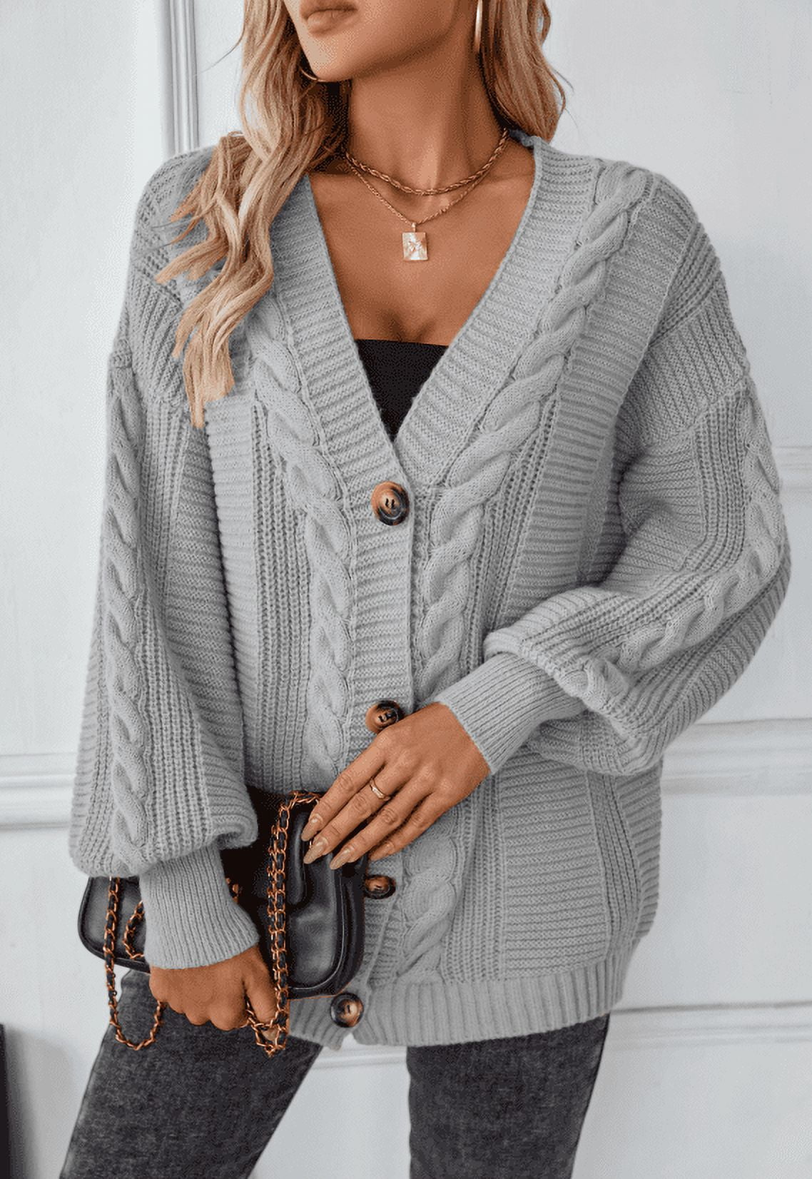 【海外輸入】 Essential The Ladies' Mia & Max Travel Sweater Cozy Cardigan カーディガン