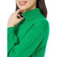 thumbnail image 3 of walmart Essentials Womens Plus Organic Cotton Funnel-Neck SweaterPlus Organic Cotton Funnel-Neck Sweater, 3 of 8