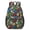 Football and Beermug Black Pattern, variant on Football and Flower Slateblue Pattern 17" Waterproof Oxford School Backpacks for Teens, S-Shape Padded Straps, for School, Travel, Hiking, Camping