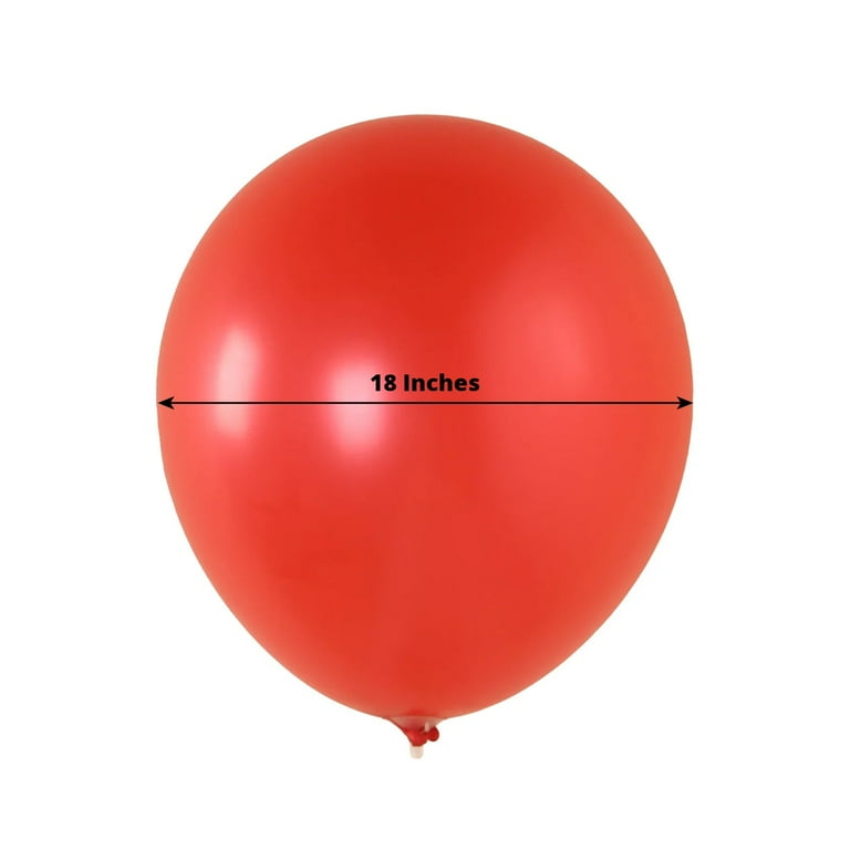 Efavormart 10 Pack Red Biodegradable Balloons, Eco-friendly