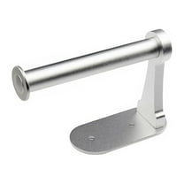 Wall Mounted Roll Holder Toilet Paper Stand under Cabinet Towel Household Space Aluminum
