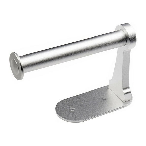 Wall Mounted Roll Holder Toilet Paper Stand under Cabinet Towel Household Space Aluminum