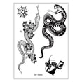 thumbnail image 1 of Fiudx Pegatina Mamba, Floral Durade, Tatuaje Temporal Resistente y Agua y Al Sudor, Adhesión para La Piel de Larga Duración, Accesorio de Moda, Ideal para Fiestas, Instrucciones de Aplicación Sencill, 1 of 2