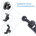 thumbnail image 3 of BQBQERT 17mm Ball Extender Rod Mount for Navigation Cellphone Action Camera on Motocycle Vehicle,Aluminum, 3 of 13