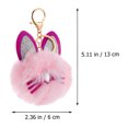 thumbnail image 2 of EeaseCA 2Pcs Cat Ear Key Chain Key Ring Pendant Car Bag Ornament Creative Keychain, 2 of 8