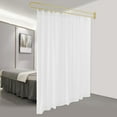 thumbnail image 4 of Privacy Partition Curtains with Curtain Frame Stand & Hook for Room Divider Partitions Bed or Bathroom Partition for Hospital Curtains Fitting Room Beauty Salon SPA Bedroom, 4 of 9