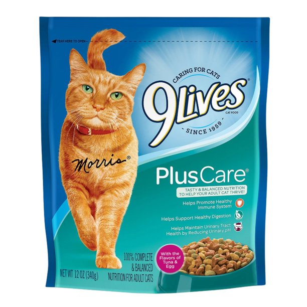 9Lives Plus Care with Tuna & Egg Flavor Dry Cat Food with Vitamin E