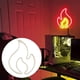 thumbnail image 3 of Señal de neón de llama, neón de llama roja y amarilla con interruptor de encendido/apagado, señal de luz de llama JAMW Sencillez, 3 of 5