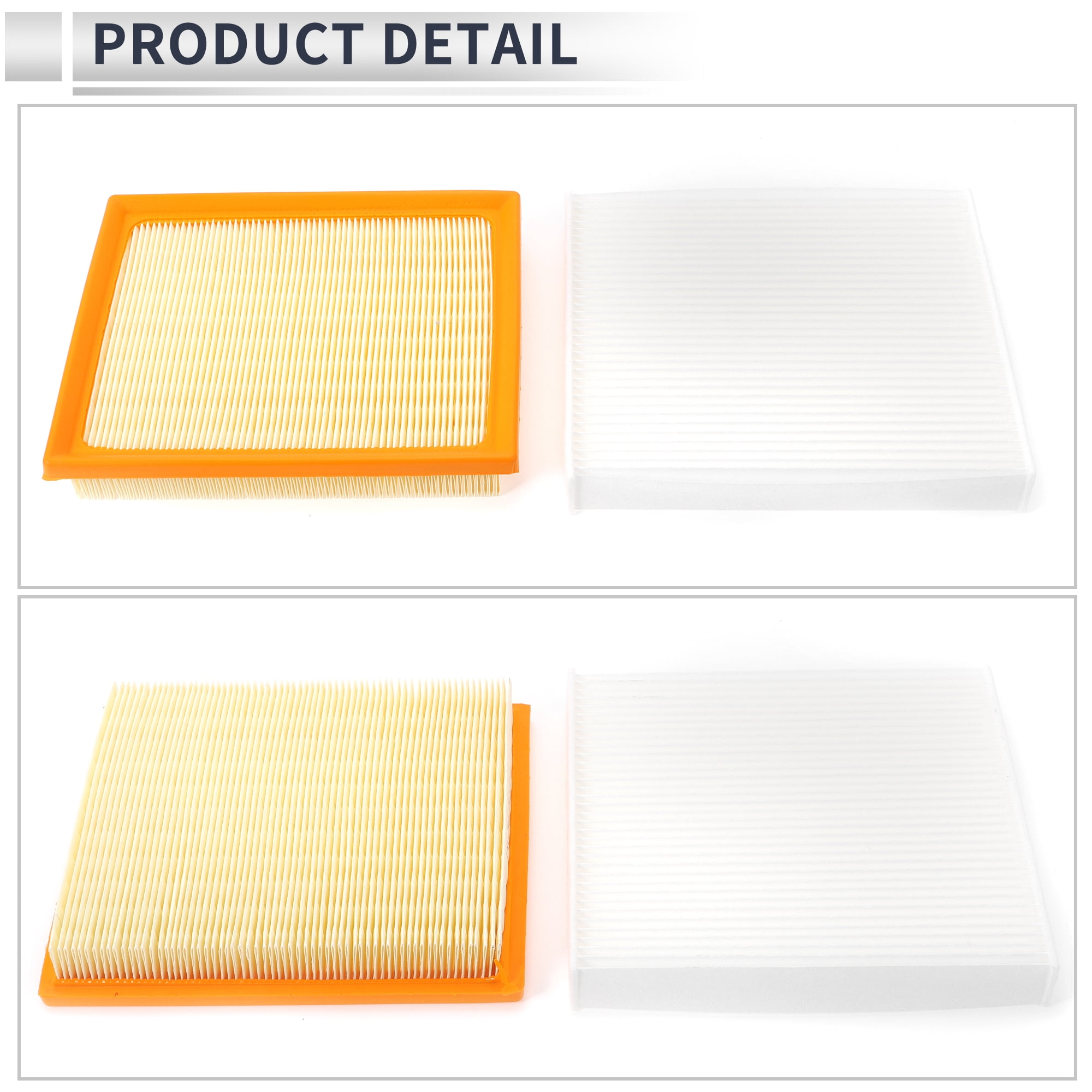Unique Bargains Engine Cabin Air Filter Combo Set for Toyota Prius 1.8L 2010-2015