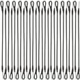 thumbnail image 1 of Miangastore 100pcs Tag Fasteners Retail Store Tag Ropes Wire Ropes Security Loop Tag Ropes for Shoes Hats Goods, 1 of 8