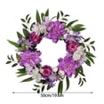 thumbnail image 3 of Apmemiss Clearance 19.6In Artificial Wreath Floral Door Wreath for Spring Summer Home Decor, 3 of 6