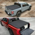 thumbnail image 6 of Soft Tri fold Truck Bed Tonneau Cover Compatible with 2016-2023 Toyota Tacoma TRD Short Double cab 6’/73.7" Bed (Excludes Trail Special Edition Storage Boxes, 6 of 8