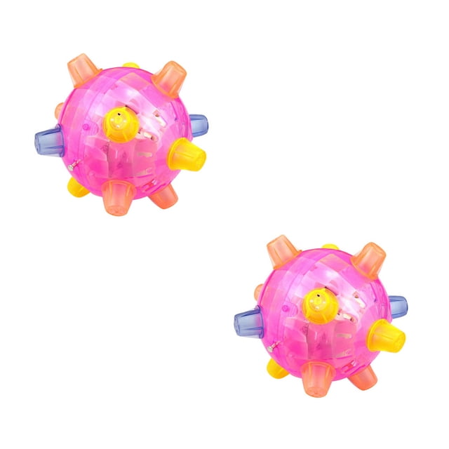 Billuyoard Bola de salto LED para mascotas de estilo Simple bonito, juguetes para mascotas, bolas de baile, suministros para perros domésticos, Aseo de mascotas