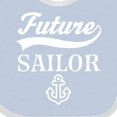 thumbnail image 4 of Inktastic Future Sailor Kids Sailing Boys Baby Bib, 4 of 4