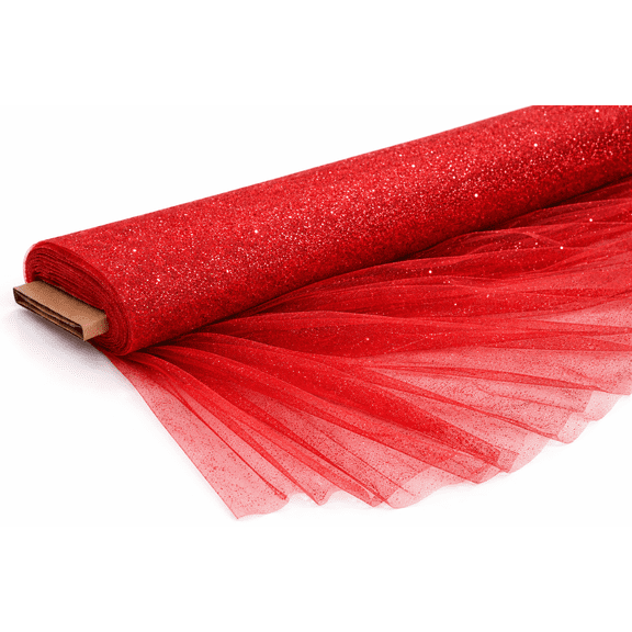 Sedona Designz Premium Glitter Tulle Fabric Bolt 54" x 10 Yards – Sparkle Tulle for Wedding Decorations, Tutus, Bows, Party Decor, Crafts & Gift Wrapping