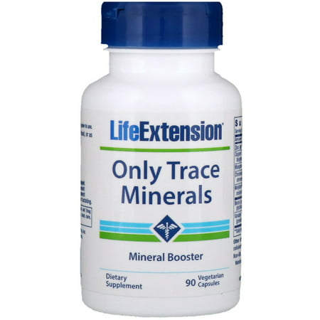 Life Extension  Only Trace Minerals  90 Vegetarian (Best Process Trace Minerals)