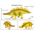 thumbnail image 1 of Dosaele 15pcs Realistic Dinosaur Model Options  5-9 Inch In Length  Solid PVC Material  Craft Decor And Children‘s Education Toys  Including Tyrannosaurus Rex  Carnotaurus  Spinosaurus  B, 1 of 1
