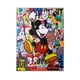 thumbnail image 1 of Street Graffiti Art Disney Poster Print Mickey Mouse and Donald Duck Canvas Paintings Wall Art Picture for Bedroom Home Decor20x25cm No Frame Gao Jinjia LED, 1 of 2