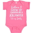 thumbnail image 3 of Inktastic Future Lawyer Like Daddy Boys or Girls Baby Bodysuit, 3 of 5