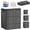 Gray, variant on XXL Foldable Storage Bag with Reinforced Handles, 180L Portable Moving Storage Bags for Quilts, Bedding & Sweaters,Large Capac