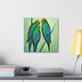 thumbnail image 6 of "Parakeets in Parfait". - Canvas, 6 of 25