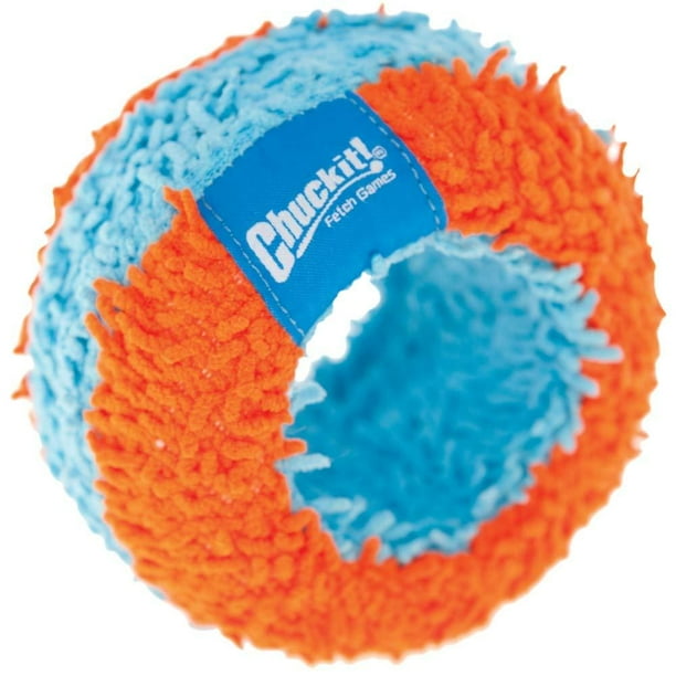 Chuckit! Indoor Roller Dog Toy for Small Dogs and Puppies - Orange/Blue - One Size, INDOOR PLAY