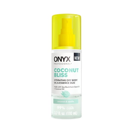 ONYX Professional Hydrating Dry Body Oil & Essence Duo, Coconut Bliss, 3.7 fl oz