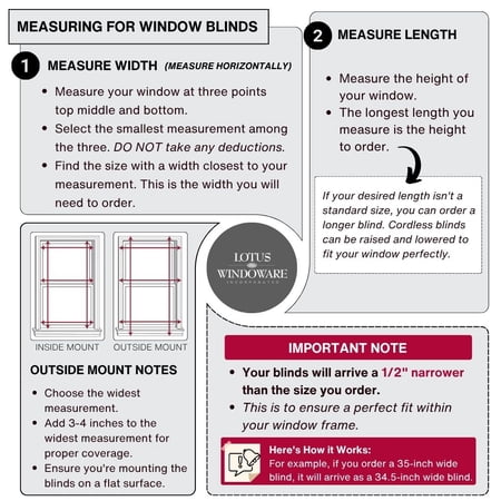 Lotus & Windoware Cordless 2 Faux Wood Room Darkening Horizontal Blind, Snow White