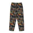 thumbnail image 3 of Lsque Multicolored Butterflies C Print Women's Pajama Pants, Lounge Pant - Comfortable Home Wear,Elastic Waistband, Stylish Design-X-Large, 3 of 9