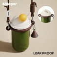 thumbnail image 6 of Sidagar 18 fl oz Leakproof Stainless Stee Insulated Water Bottle with Straw, Wide Mouth, Matcha Cream, 6 of 9