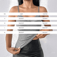 thumbnail image 3 of White Women Tops Tank Tops with Built-in Bra Ribbed Nylon,Spandex Sleeveless Summer Casual Basic Tops for Vacation Daily Wear Trendy Essentials L, 3 of 8