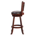 thumbnail image 4 of Boraam Rhea Tabouret de Bar Pivotant Rond 29 Pouces en Noisette, 4 of 4