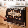 thumbnail image 4 of Heat-Resistant Tie-Back Oven Curtain 29.5x21.3 Inch,Polyester Dust & Oil Splash Proof,Machine Washable Decor for Kitchen Stove Oven Skirt Decor 29.3"W*21.3"H, 4 of 6
